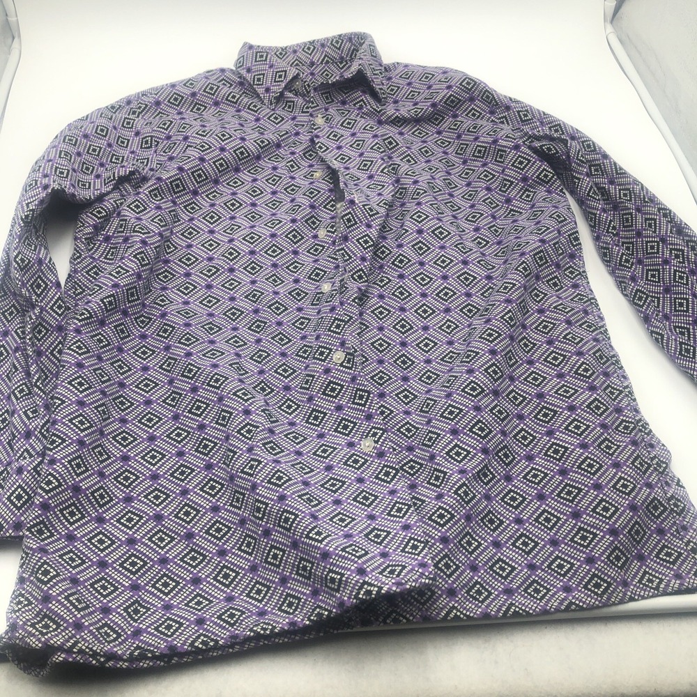 Rudolph Wasche Western Shirt Button Up Mens Long Sleeve Size 41 Eu Mens 16 US